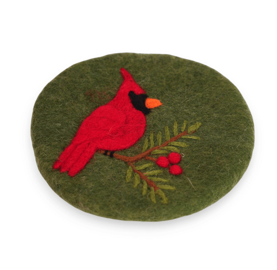 Felt Cardinal Trivet