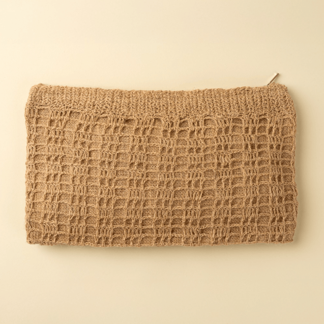 Crocheted Jute Clutch Bag | prettycleanshop