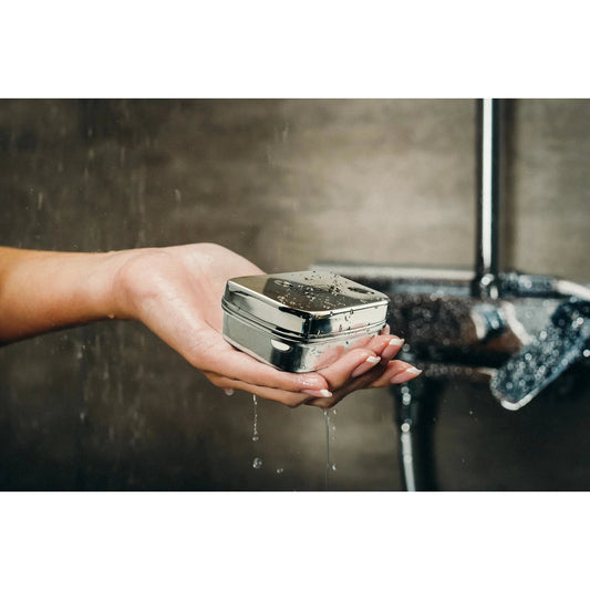 Soap Dish - Stainless Steel Travel Soap Holder