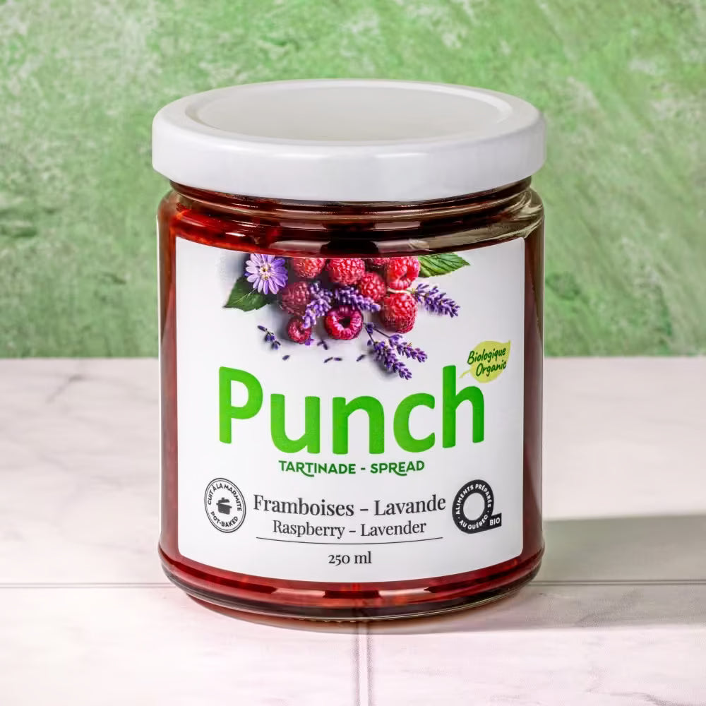Organic Raspberry-Lavender Fruit Spread