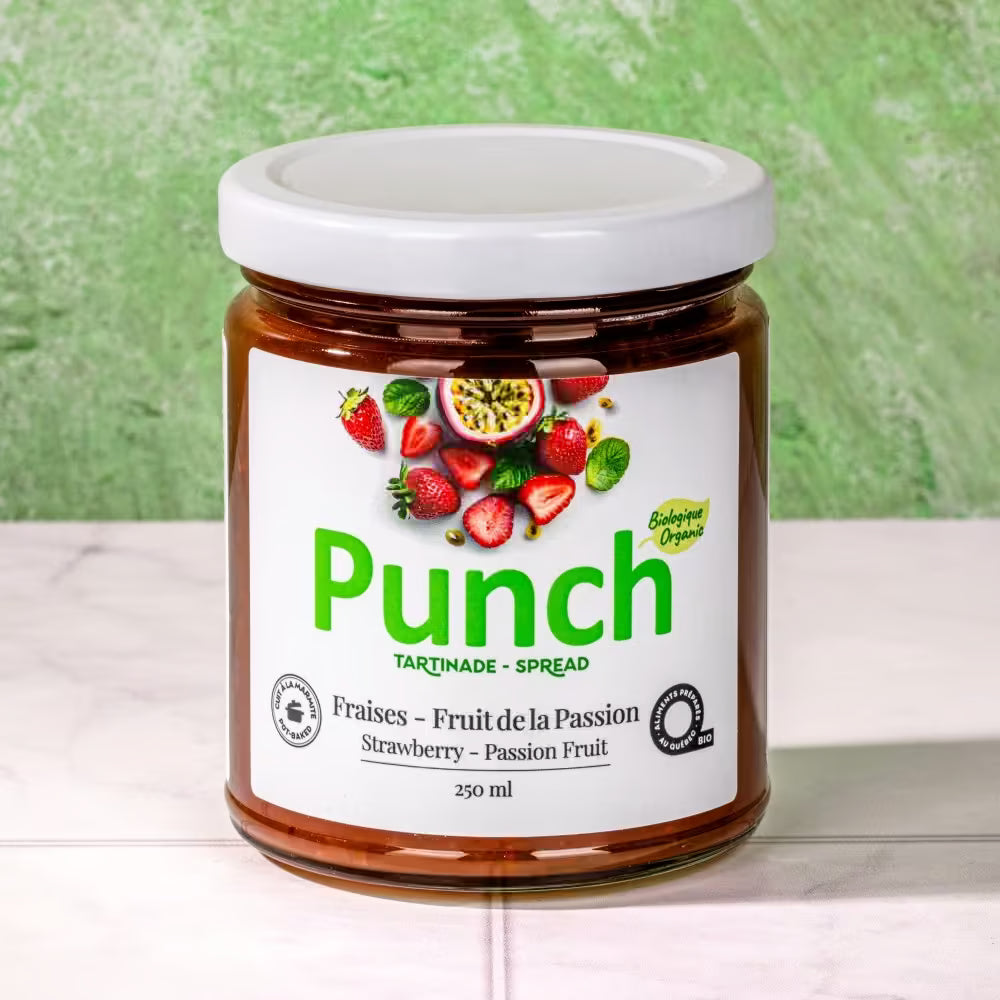 Organic Strawberry-Passion Fruit Spread