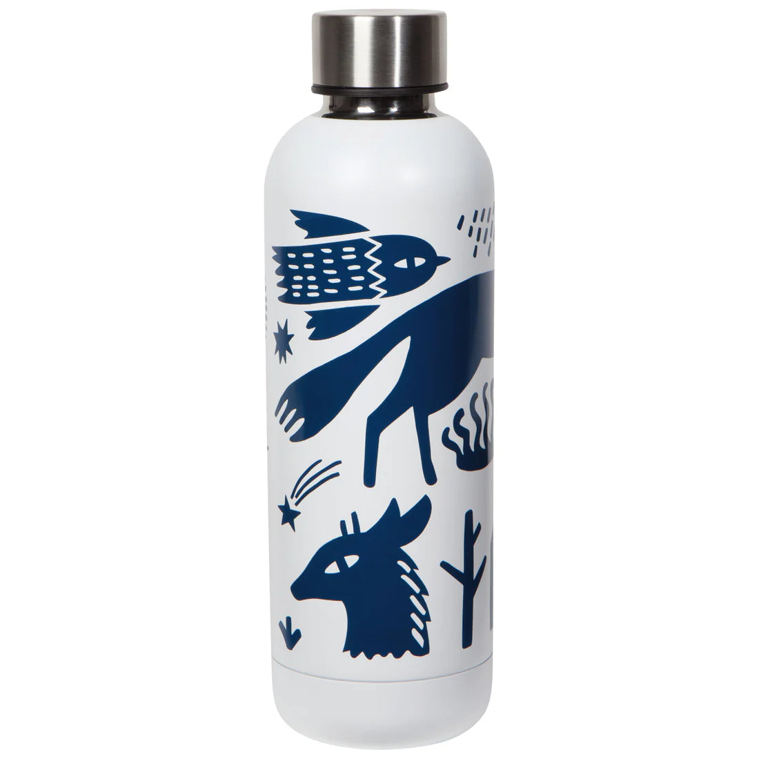 Stainless Steel Water Bottle - Timber on the go Now Designs Prettycleanshop