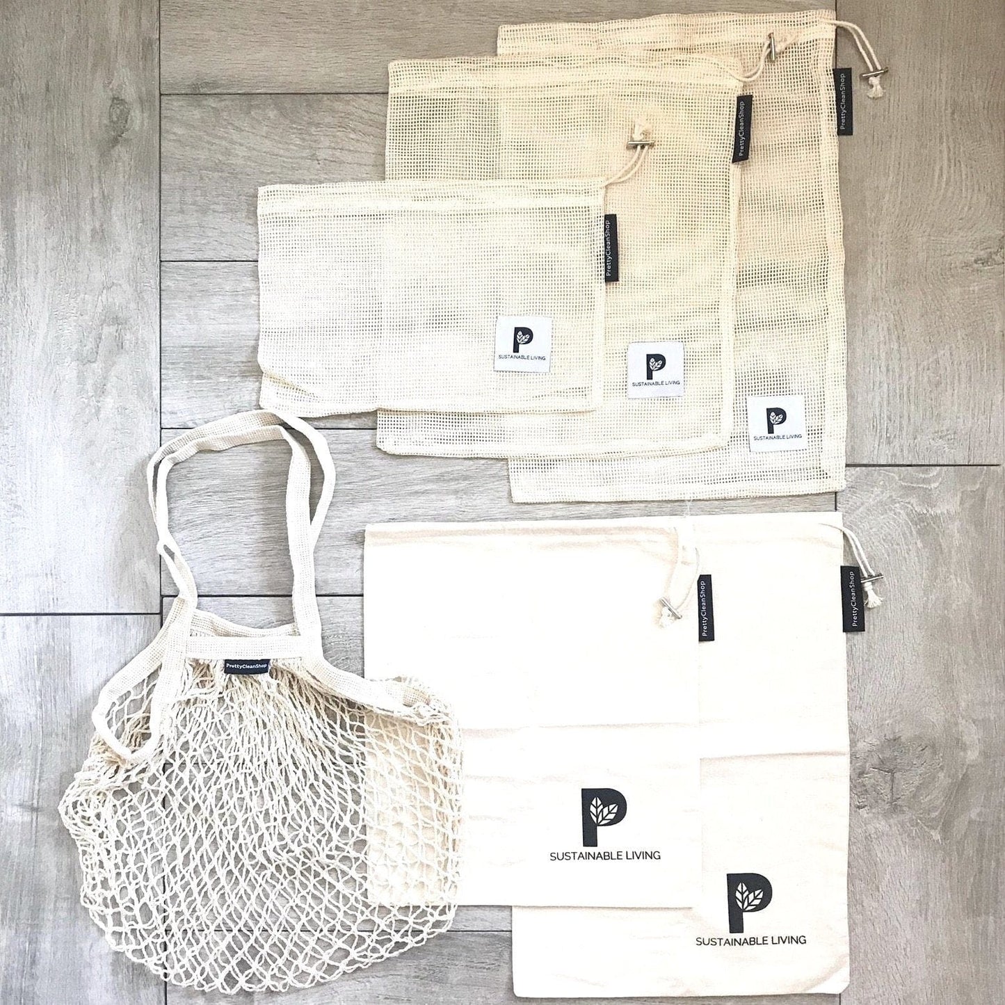 Starter Kit Grocery Shopping - Set of 6 bags | prettycleanshop
