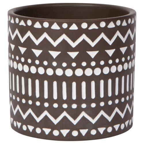 Stone Plant Pot - Brown Spark | prettycleanshop