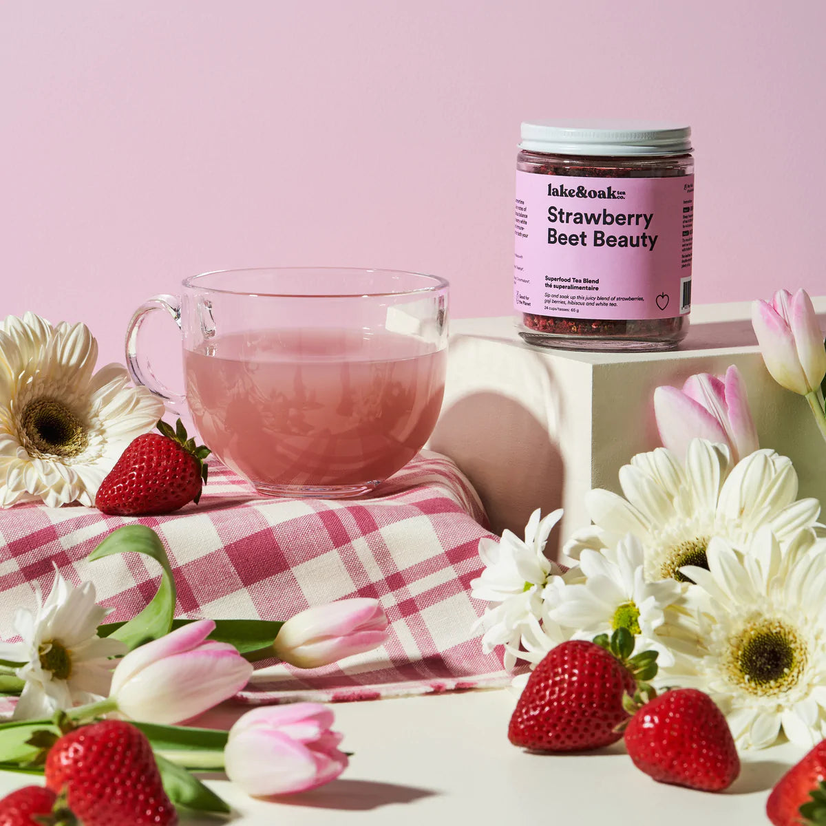 Strawberry Beet Beauty by Lake & Oak Tea Co.