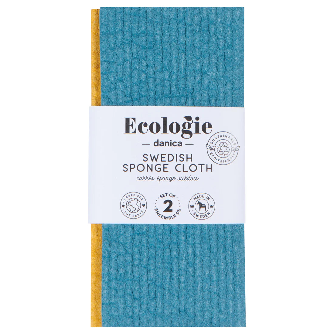 Swedish Sponge Cloths Solid Colours - Set of 2