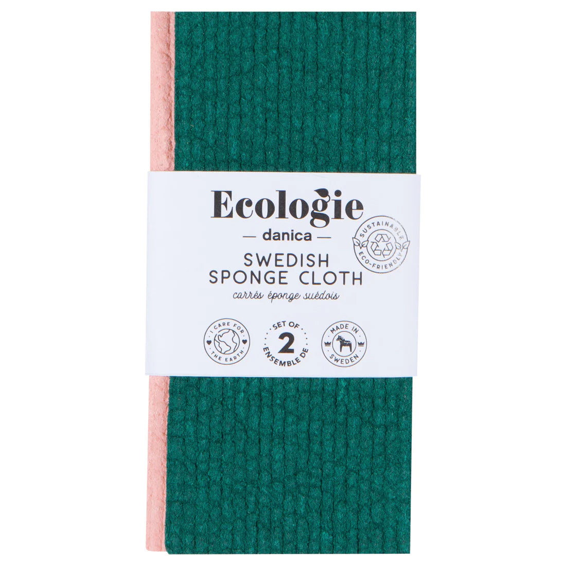 Swedish Sponge Cloths Solid Colours - Set of 2