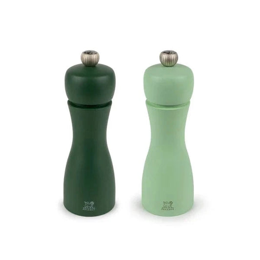 Tahiti Duo Salt & Pepper Mill Water Set - Moss & Mint Green | prettycleanshop.myshopify.com