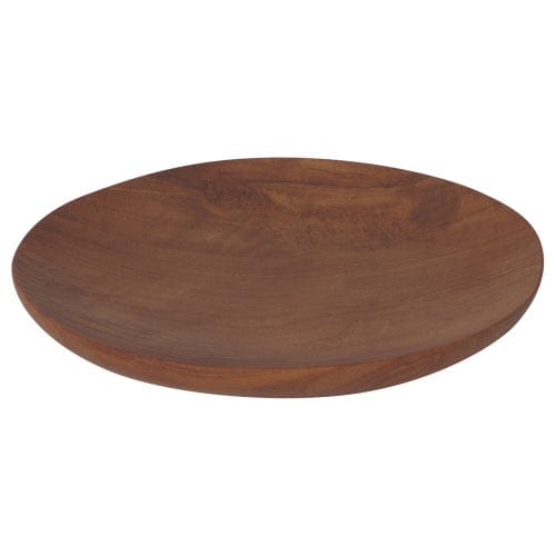 Teak Wood Round Plate - Large | prettycleanshop