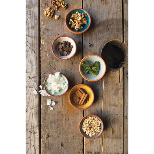 Terracotta Mini Pinch Bowls - Set of 6 Kitchen Now Designs Prettycleanshop