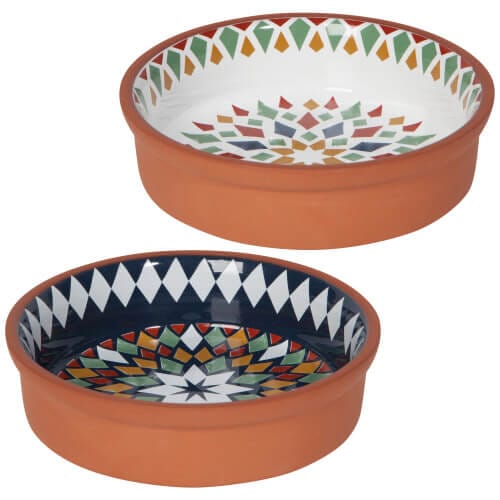 Terracotta Small Dish - Kaleido Set of 2 | prettycleanshop