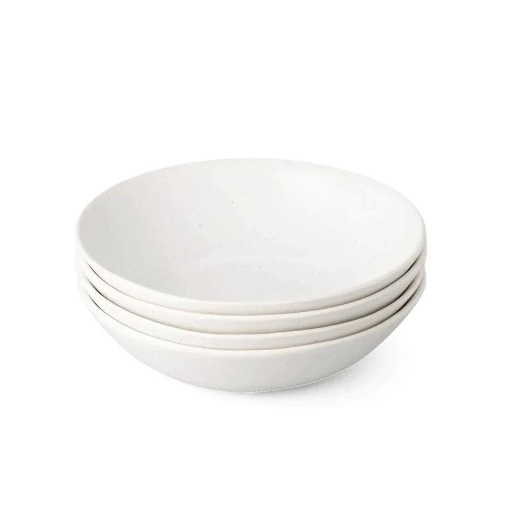 The Pasta Bowls (4-Pack) - Speckled White by FABLE