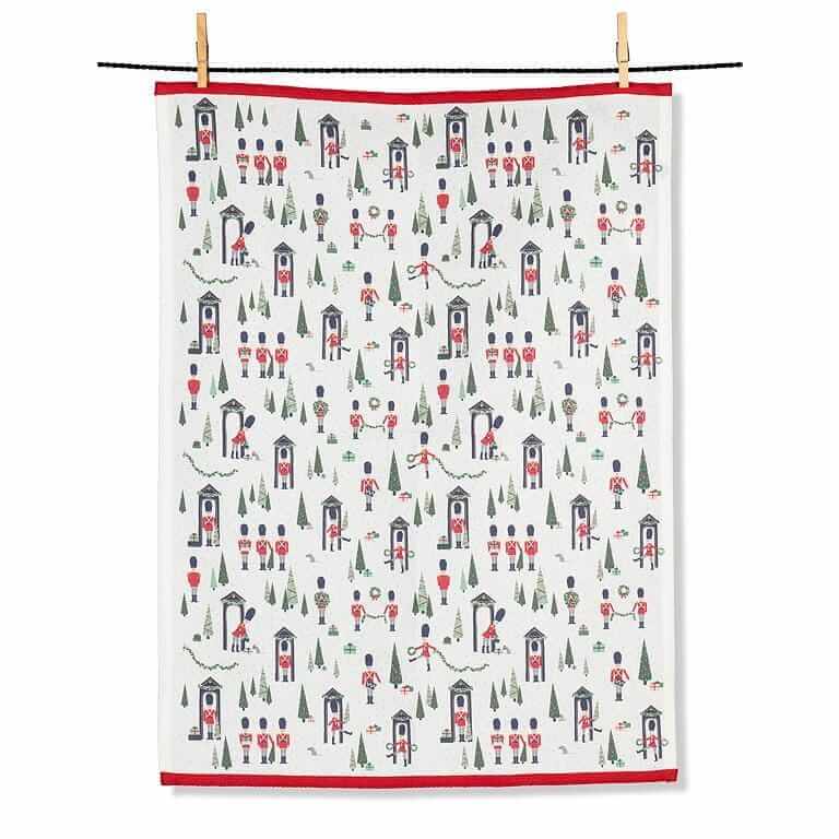 Holiday Toy Soldiers Kitchen Tea Towel-Kitchen Towels-Pretty Clean Shop