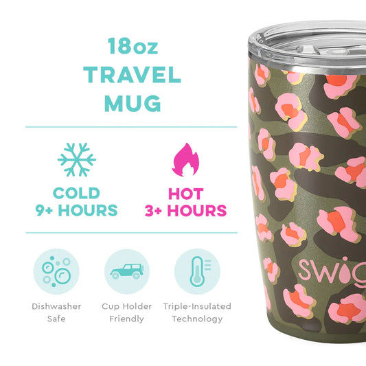 Travel Mug (18oz) - On the Prowl - Swig Life