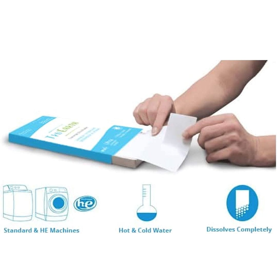 Laundry Detergent Strips - 384 Loads Box - Fragrance Free | prettycleanshop