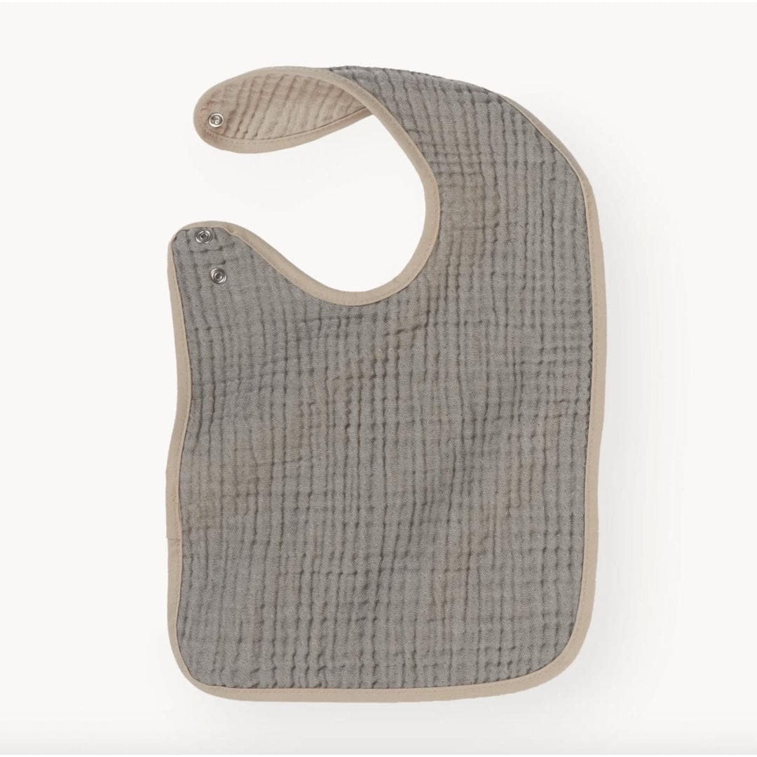 Turkish Cotton Muslin Crinkle Baby Bib | prettycleanshop