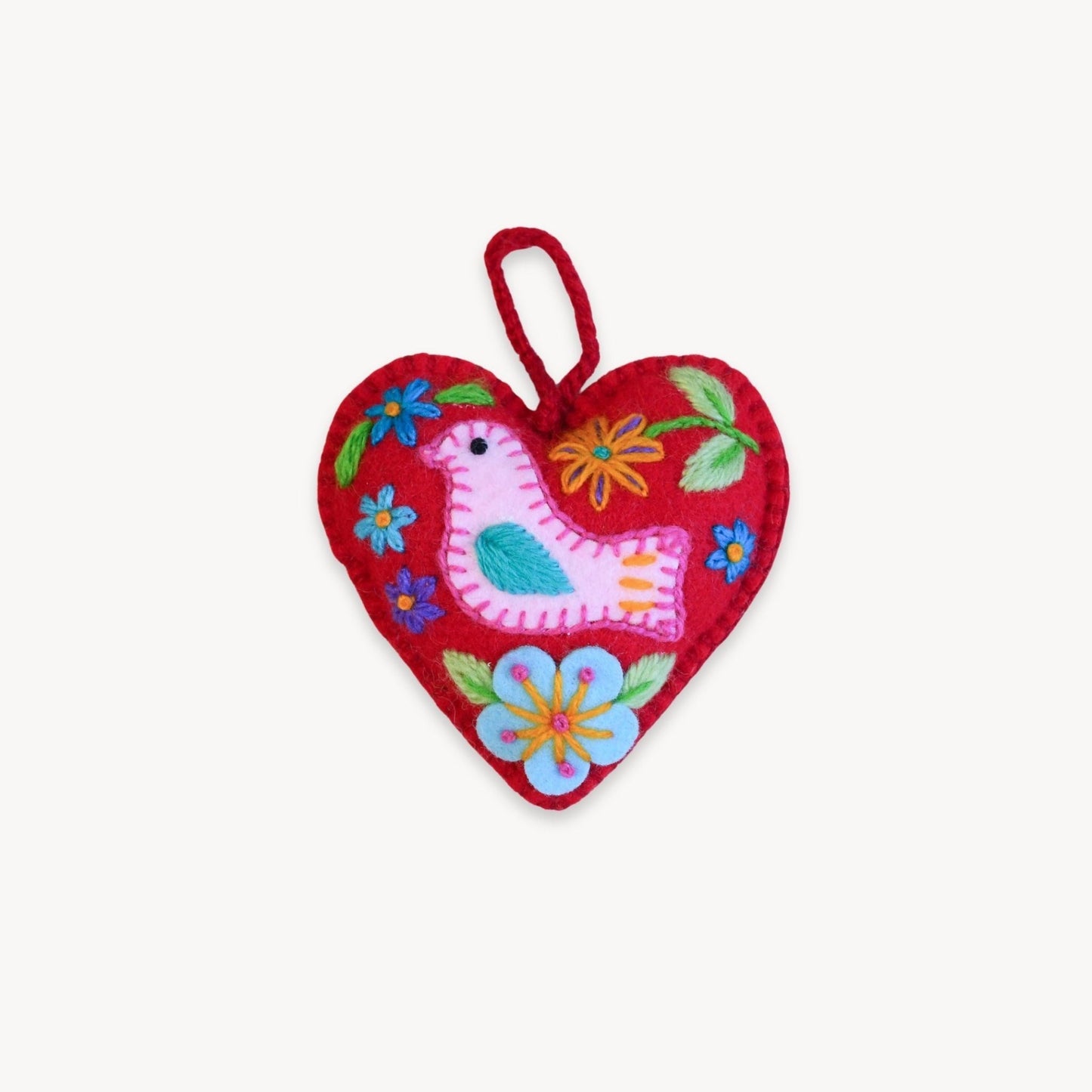 Hand Embroidered Ornaments - Assorted Styles