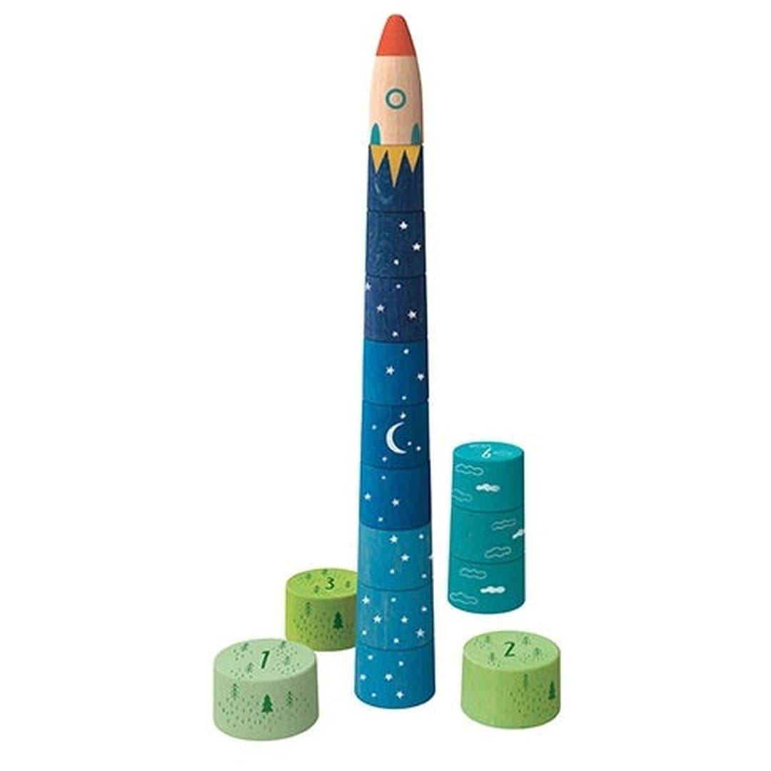 Up to the Stars Wooden Stacking Toy | prettycleanshop