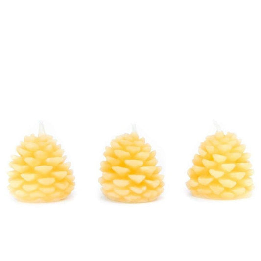 Beeswax Candle - Wee Pine Cone-Candles-Pretty Clean Shop