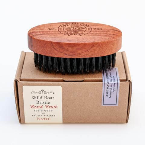 Wild Boar Bristle Beard Brush by Captain Fawcett