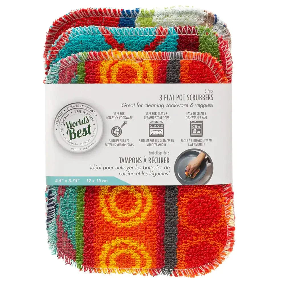 Flat Pot Scrubber - 3 pack | prettycleanshop