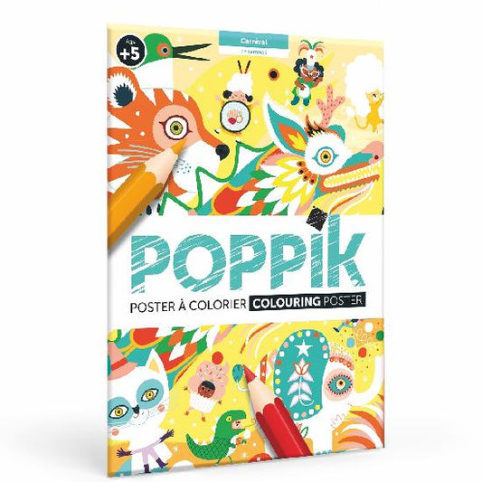 Colouring Poster by Poppik - Carnival