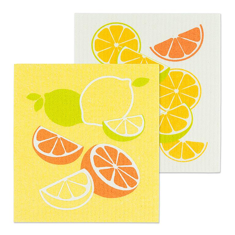 Citrus Swedish Sponges - Set of 2