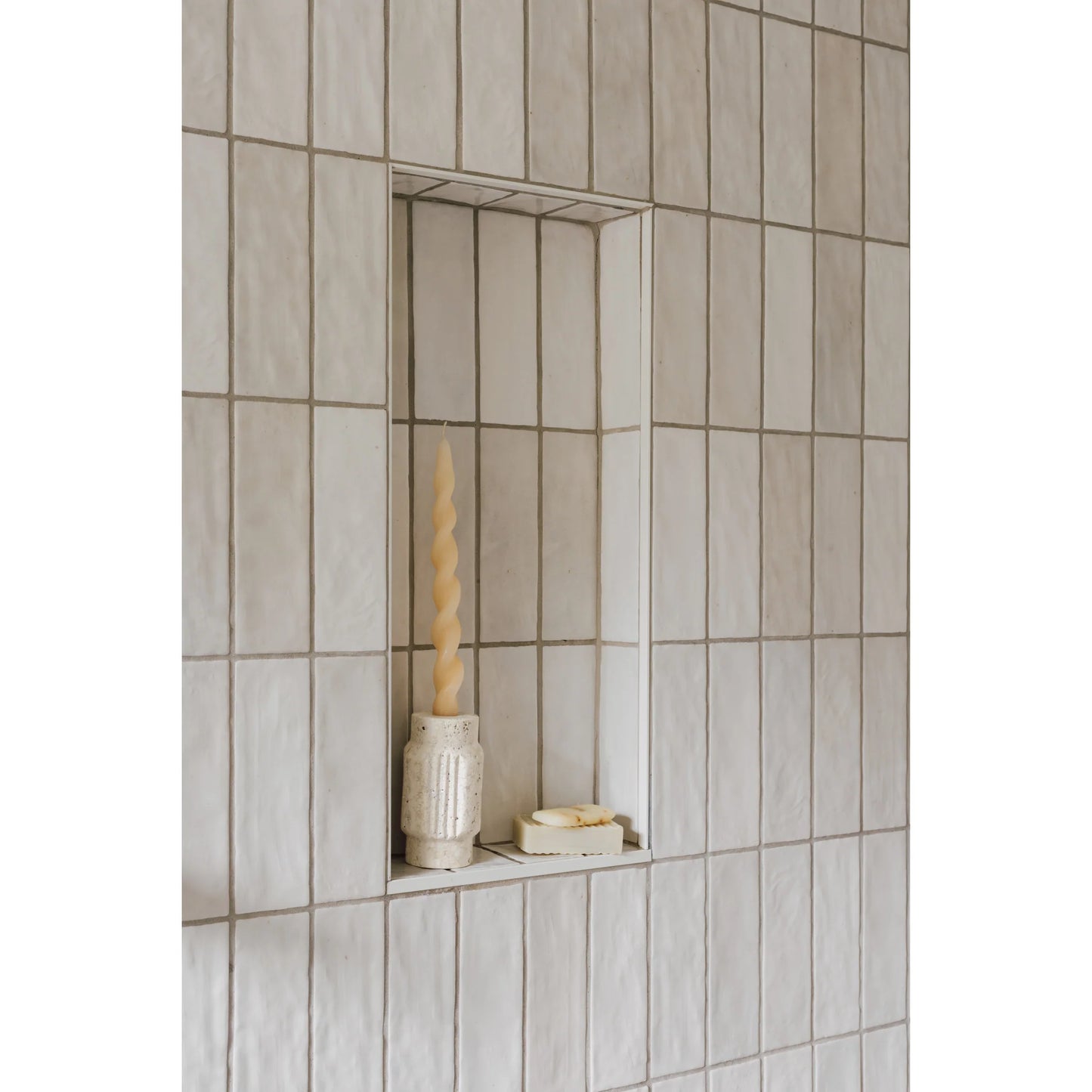 Altis Travertine Candle Holders