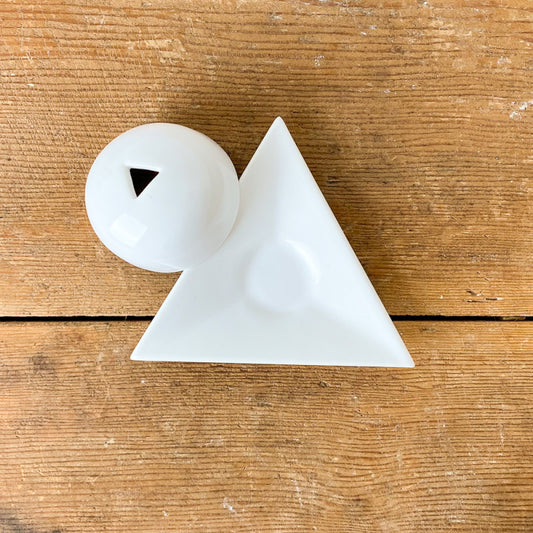 Armenian Paper Burner with Dome - White