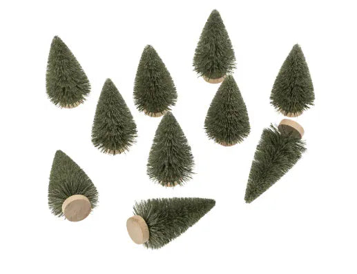 Sisal Bottle Brush Trees S/10 | prettycleanshop