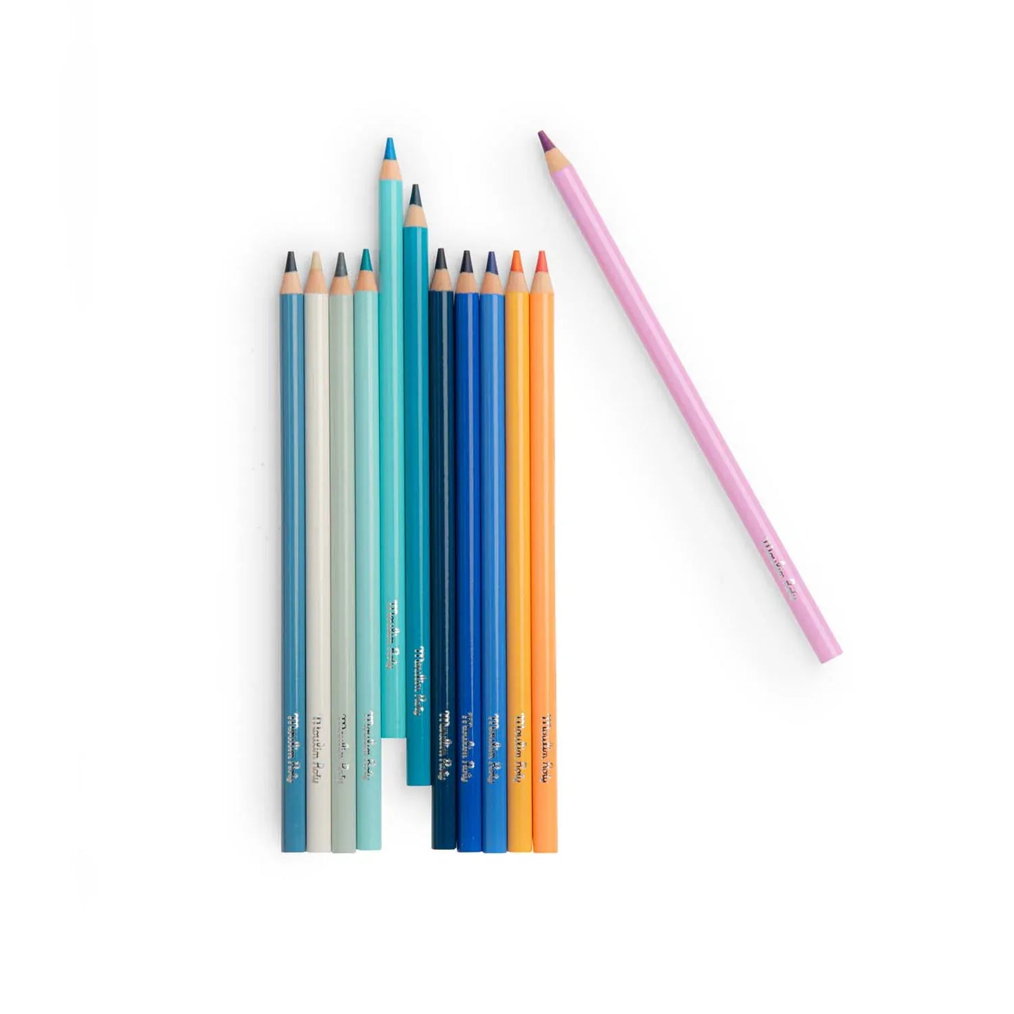 Colouring Pencils - Set of 12 Various Designs | prettycleanshop.myshopify.com