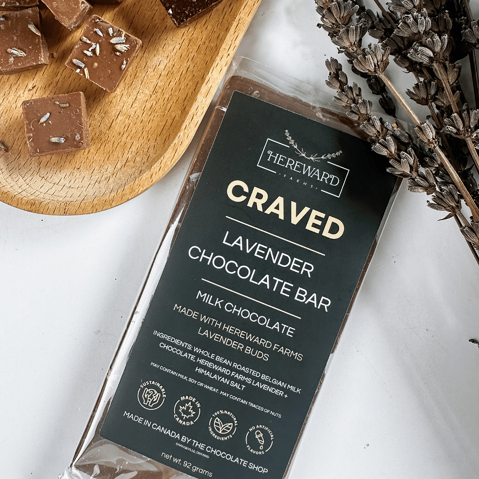 Craved Lavender Chocolate Bar - Milk Chocolate