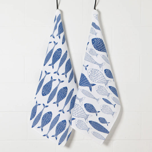 Kitchen Tea Towels Floursack 100% Cotton - Set of 2