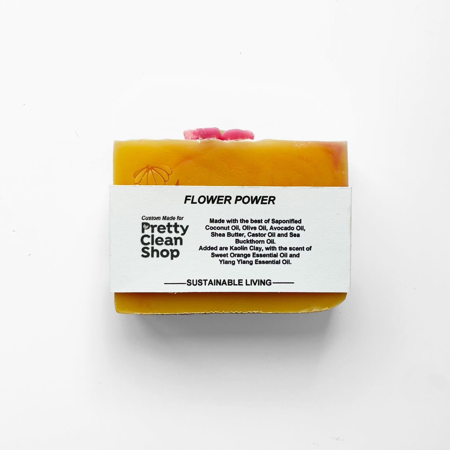 Artisanal Soap Bar Flower Power