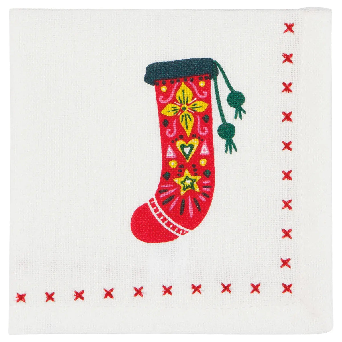Cocktail Napkins Winter Woolens - Set of 4 Assorted-Cloth Napkins-Pretty Clean Shop