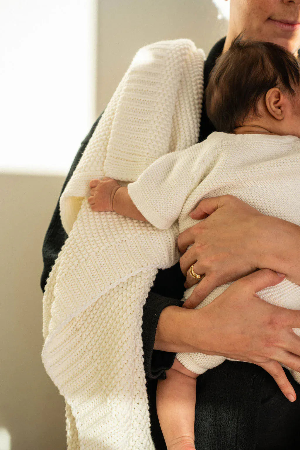 Nell Knit Baby Blanket | prettycleanshop