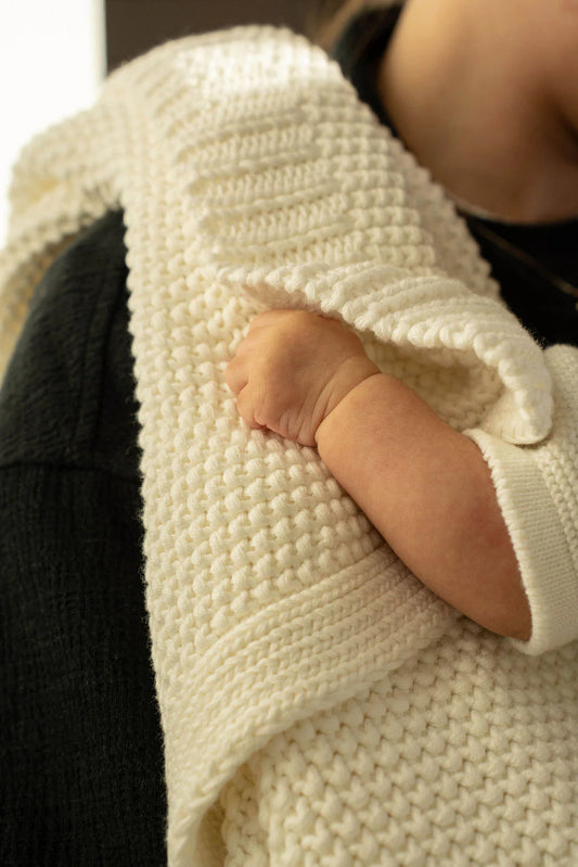 Nell Knit Baby Blanket