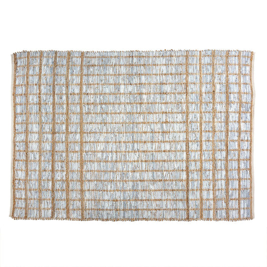 Trestle Leather and Jute Rugs - 5 x 7