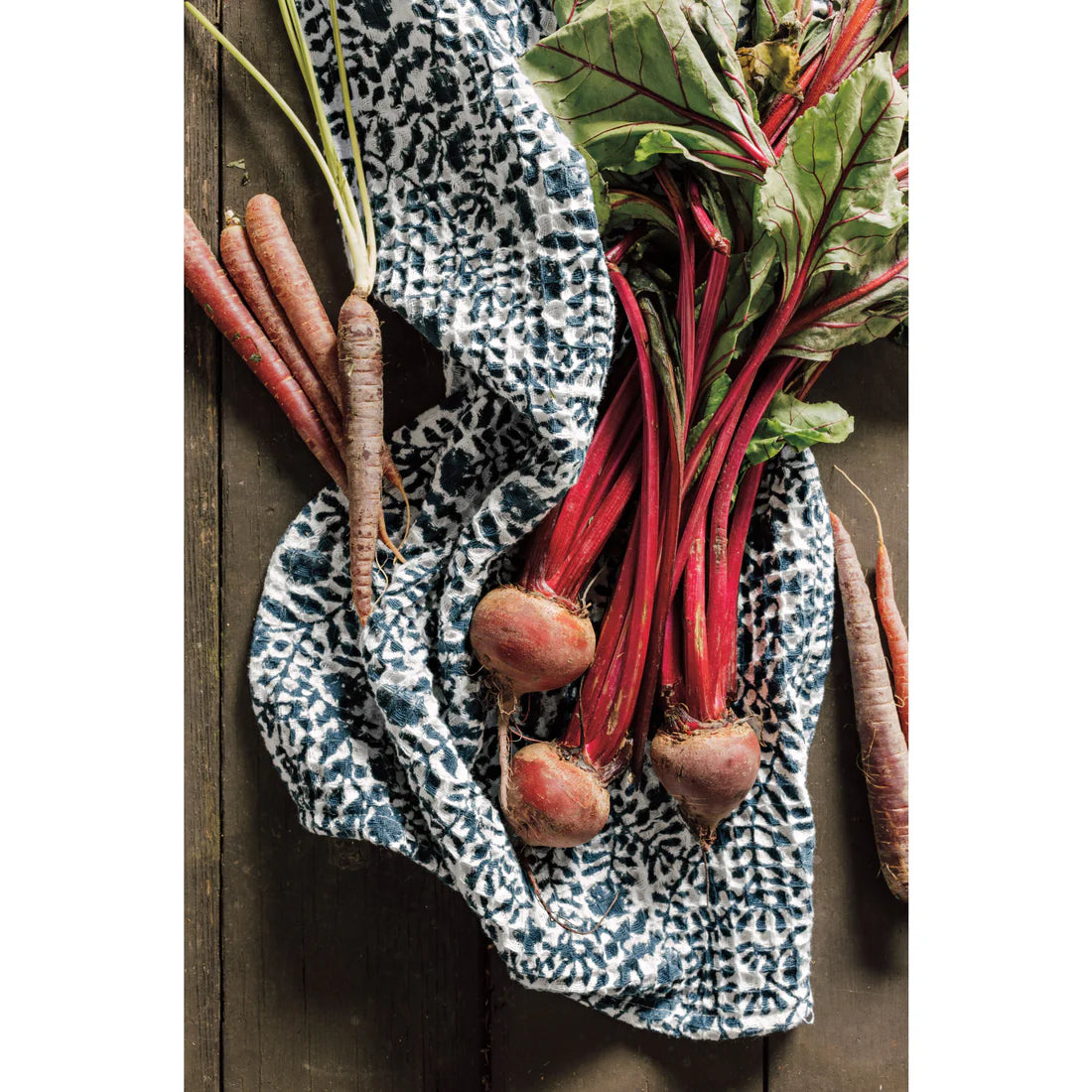Kitchen Tea Towels 100% Cotton - Block Print
