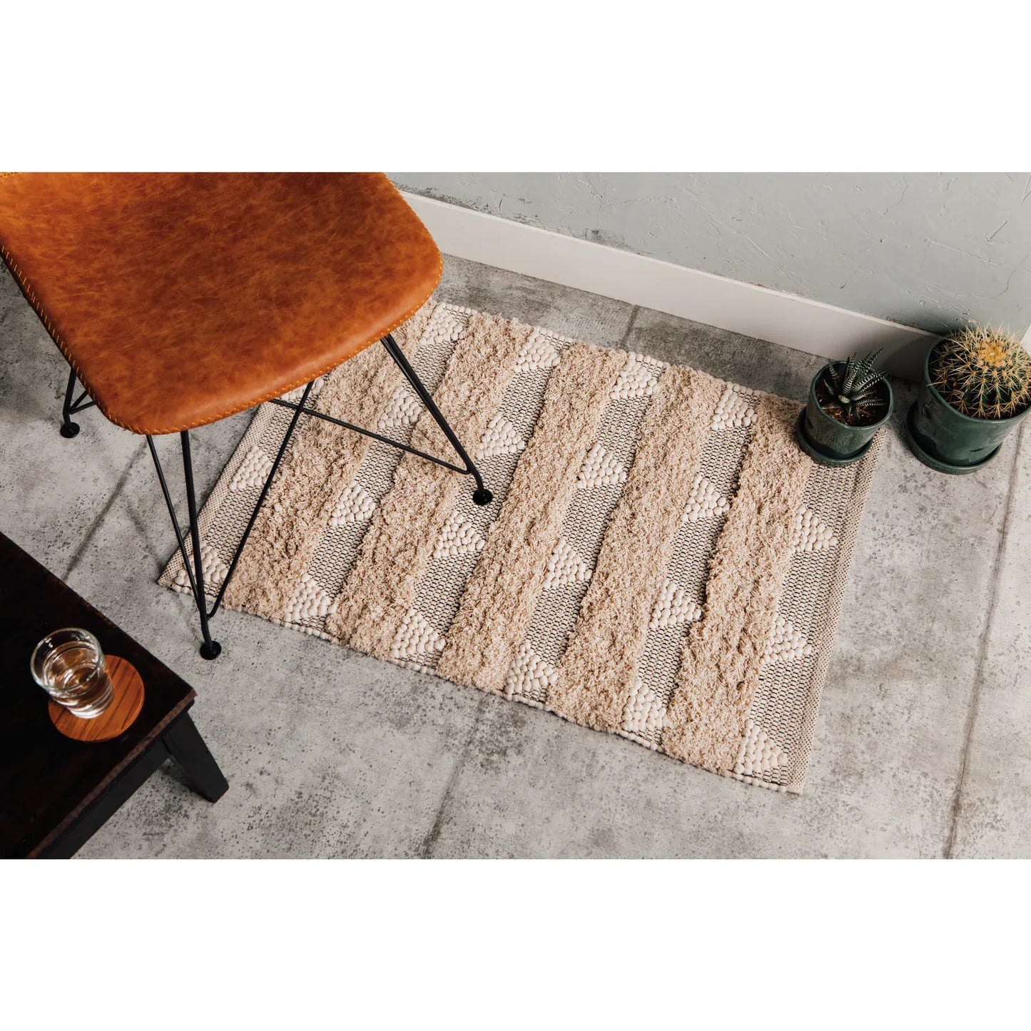 Cotton Statement Rug - Peak | prettycleanshop