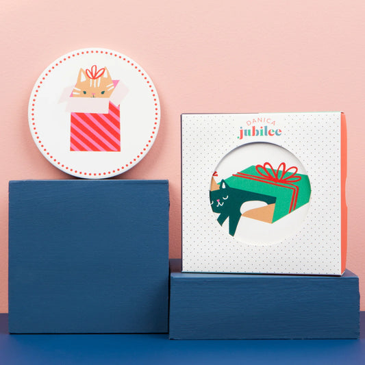 Ceramic Soak Up Coaster - Let it Meow