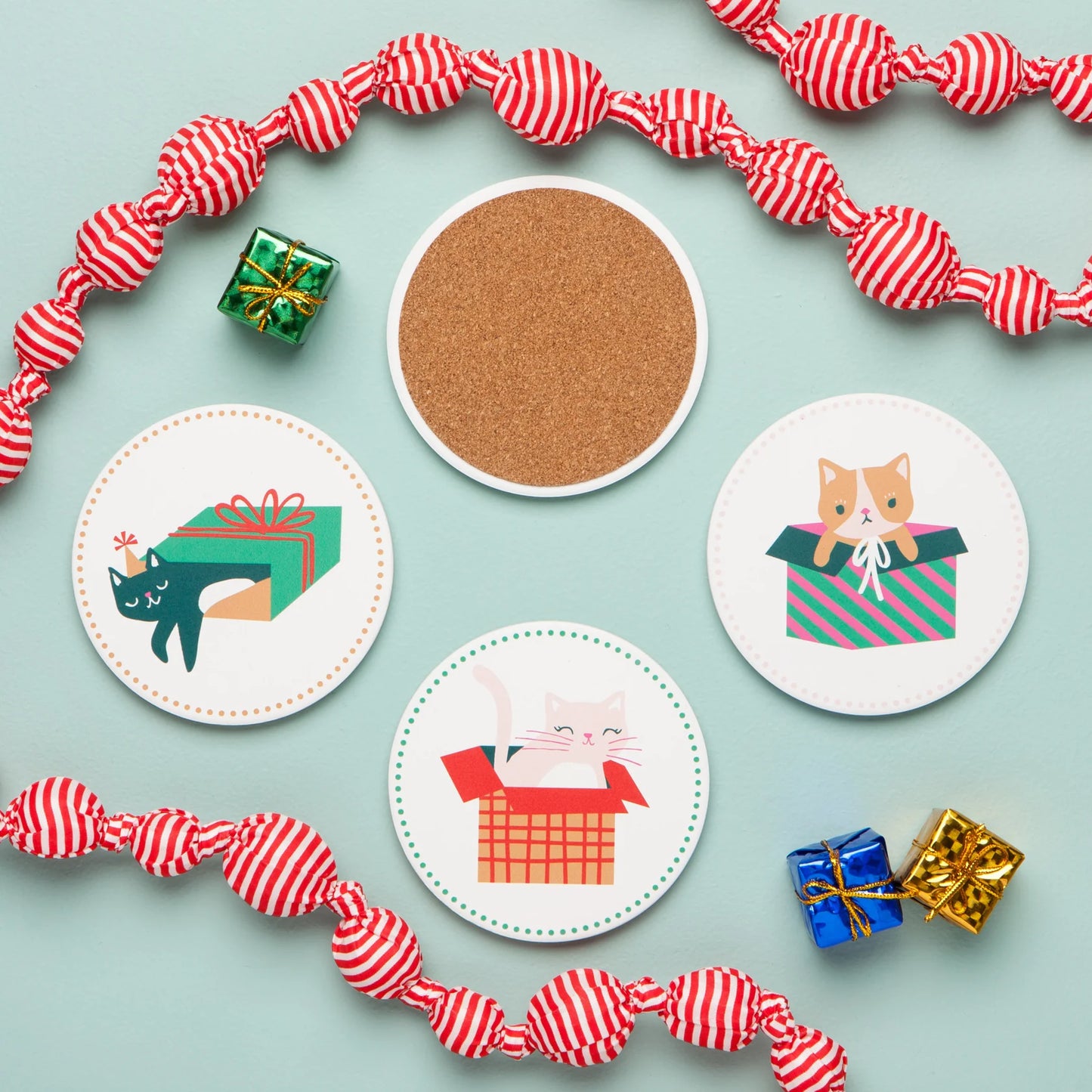 Ceramic Soak Up Coaster - Let it Meow