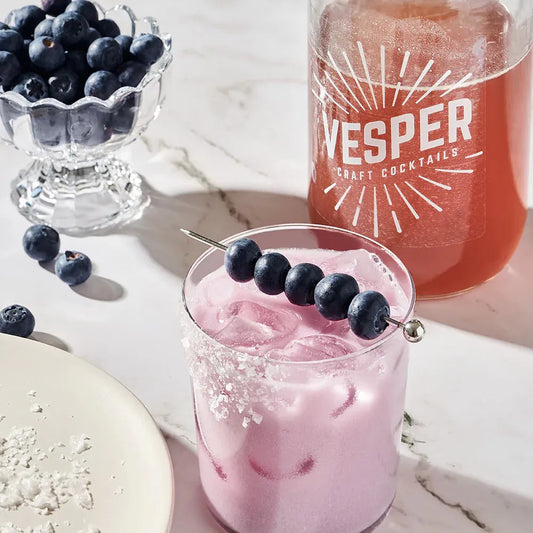 Craft Cocktail Infusion Kit Jar - Blueberry Coconut Margarita | prettycleanshop.myshopify.com