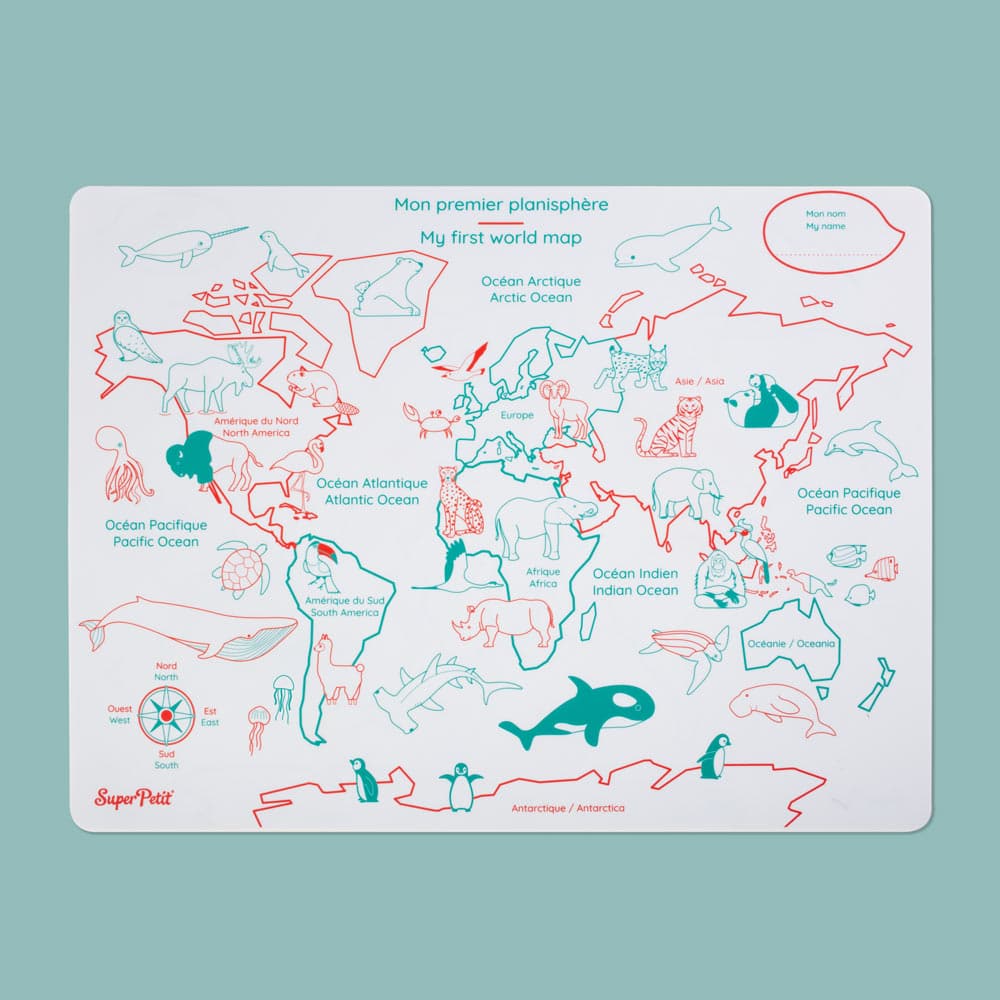 Learn & Play - My First World Map | prettycleanshop.myshopify.com
