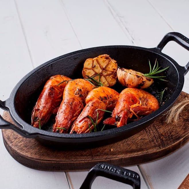 Cast Iron Mini Oval Baker | prettycleanshop.myshopify.com