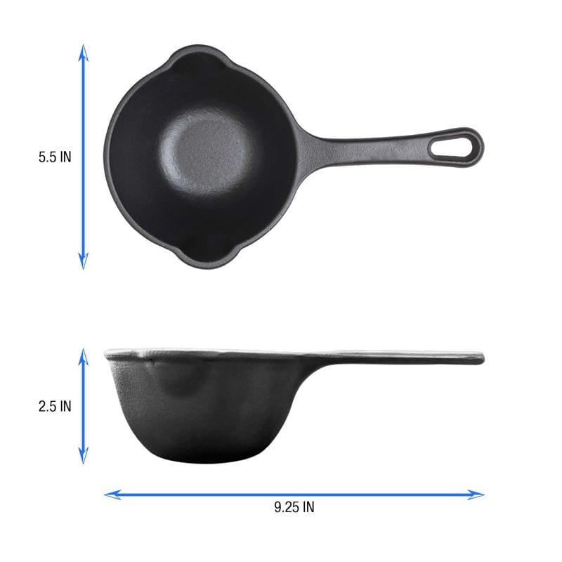 Cast Iron Mini Saucepan - 0.4L | prettycleanshop