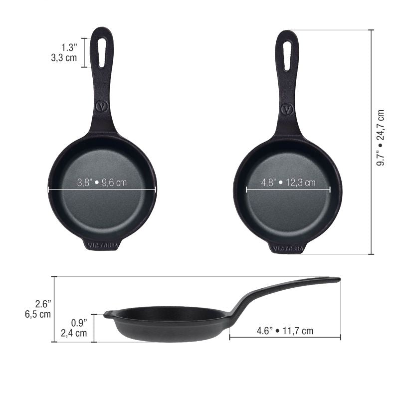 Cast Iron Mini Skillet - 11.5cm