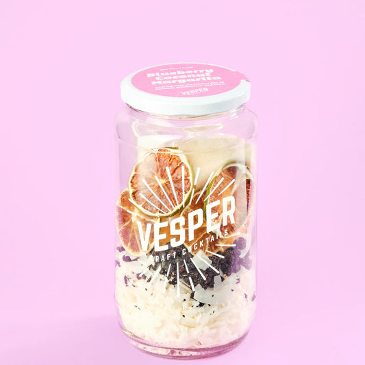 Craft Cocktail Infusion Kit Jar - Blueberry Coconut Margarita