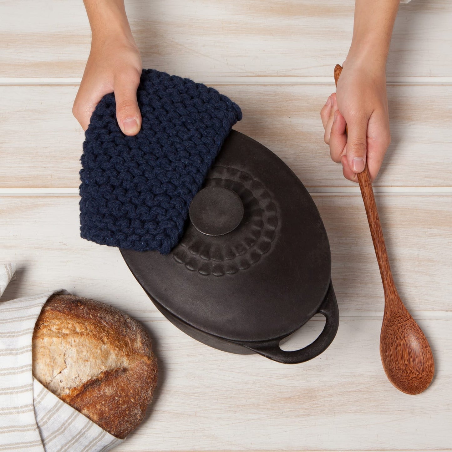 Cotton Yarn Trivet and Potholder | prettycleanshop