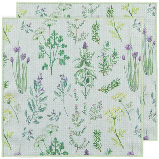 Recycled Microfibre Dishcloths - Various Designs Set of 2 | prettycleanshop